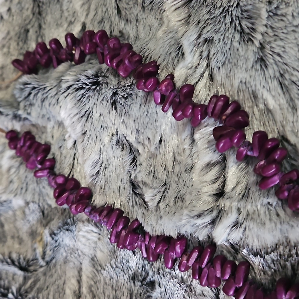 Necklace purple